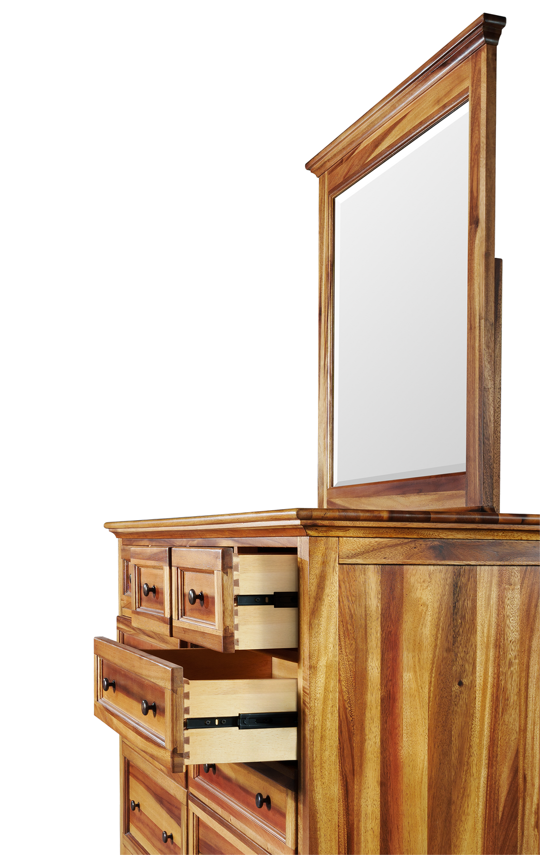 New Traditions Collection Mirrored Dresser - Java