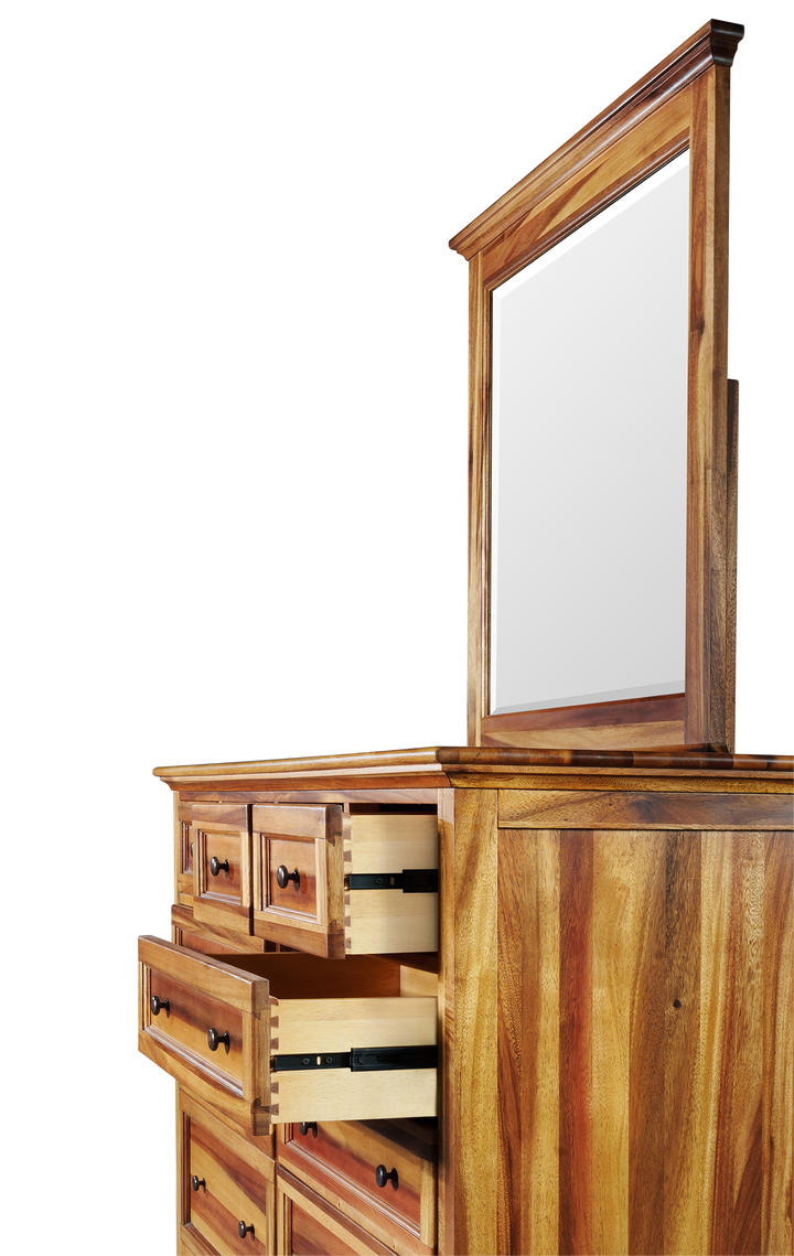 New Traditions Collection Mirrored Dresser - Java