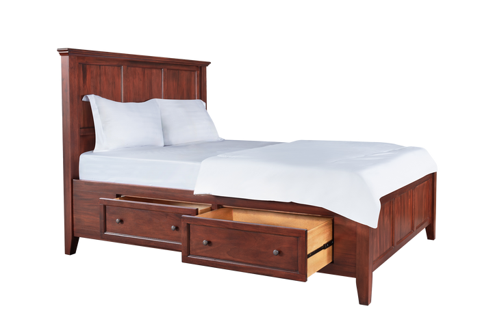 New Traditions Storage Bed - Mahogany