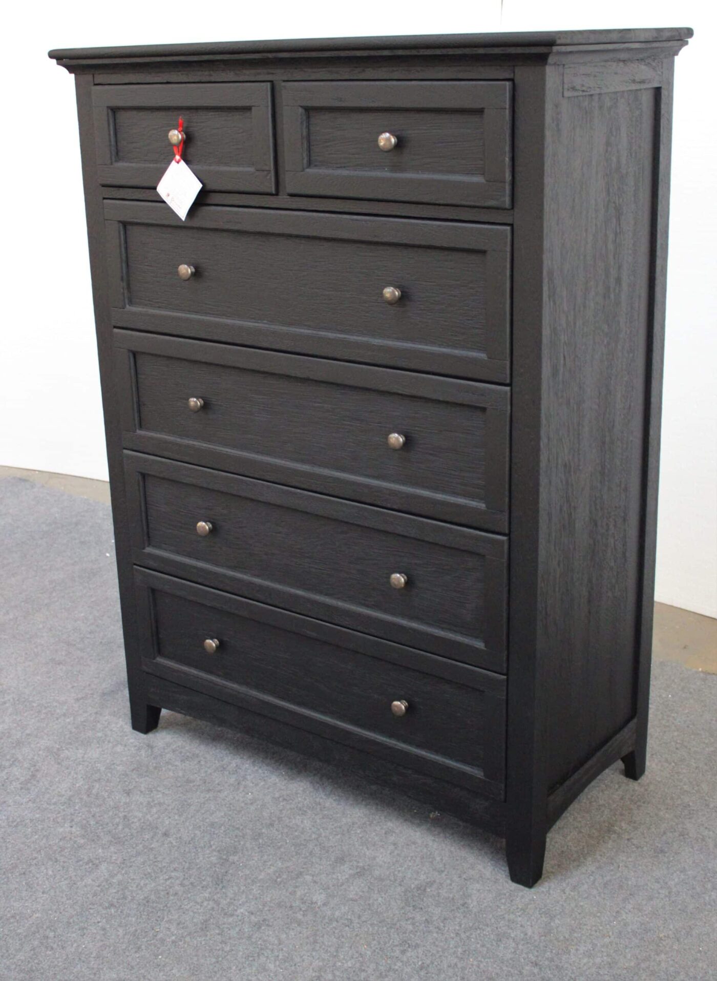 New Traditions Black 6 Drawer Chest