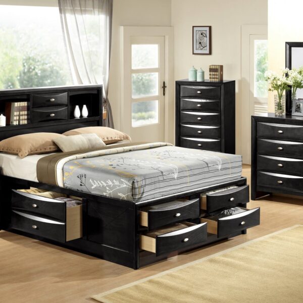 Ultimate Storage Bed Black