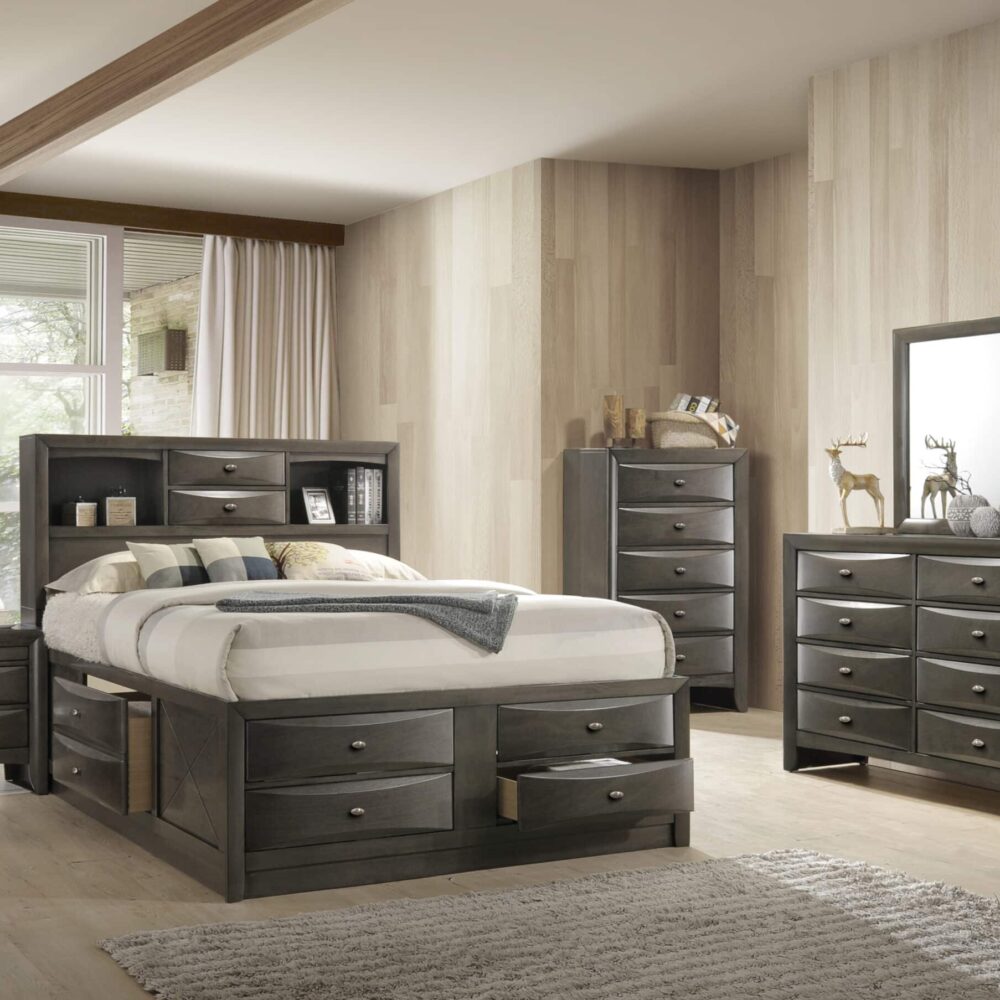 Ultimate Storage Bed Grey